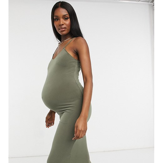 Sukienka ciążowa Flounce London Maternity z jerseyu 