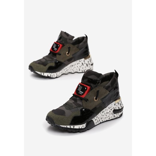 Zielone Sneakersy Livesey 39 born2be.pl