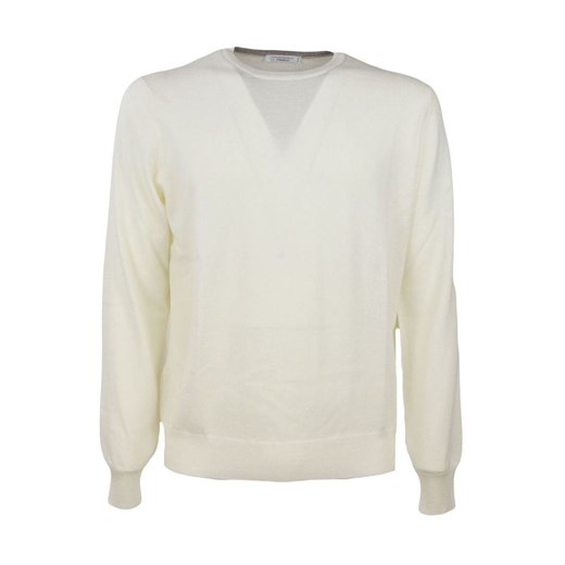 Sweter męski Gran Sasso bez wzorów biały 