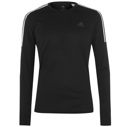 Adidas 3 Stripe Long Sleeve T Shirt Mens L Factcool