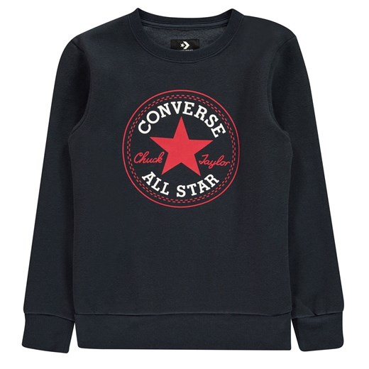 Converse Chuck Crew Sweatshirt Junior Boys Converse 10-11 Y Factcool