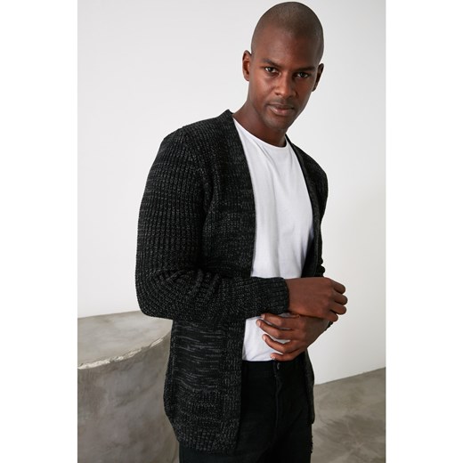 Trendyol Knitwear Cardigan with Black Men's Pockets Trendyol S Factcool