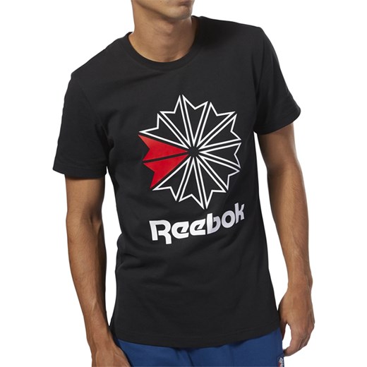 T-shirt męski Reebok z krótkimi rękawami 