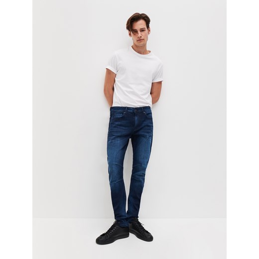 Reserved - Spodnie jeansowe slim - Granatowy Reserved 31 Reserved
