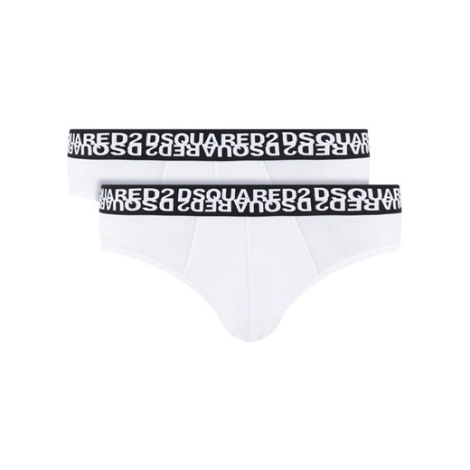 Dsquared2 Underwear Komplet 2 par slipów D9X612970 Biały XL MODIVO wyprzedaż