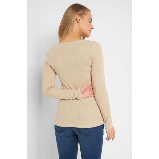 Dopasowany sweter z guzikami S orsay.com