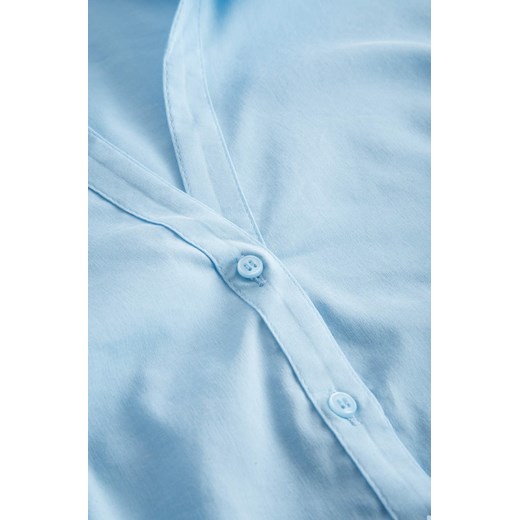 Bluzka damska ORSAY z długim rękawem niebieska casualowa 