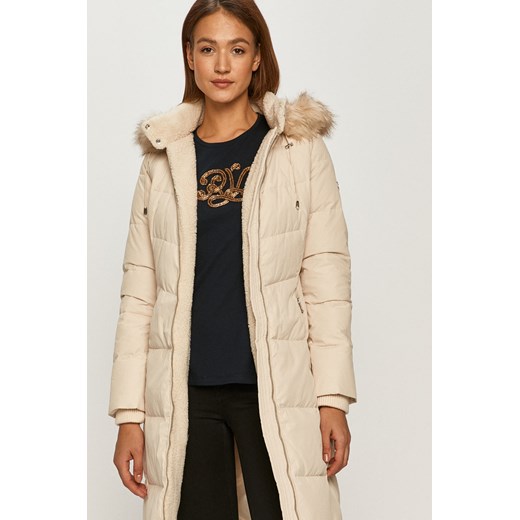 Kurtka damska Ralph Lauren długa z kapturem z poliestru 