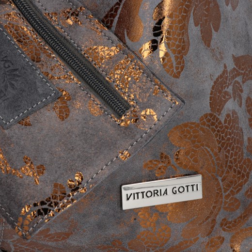 Vittoria Gotti torebka na ramię skórzana wakacyjna 