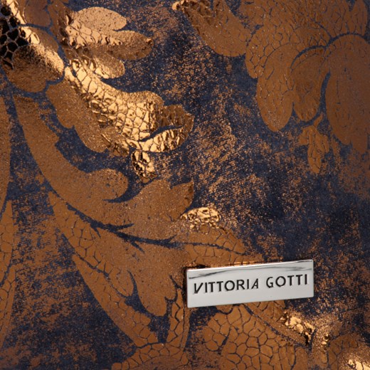 Torebka Vittoria Gotti duża wakacyjna skórzana na ramię 
