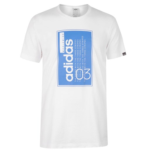 Adidas Box Linear 03 T Shirt Mens S Factcool
