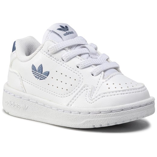 Buty sportowe dziecięce białe Adidas gładkie 