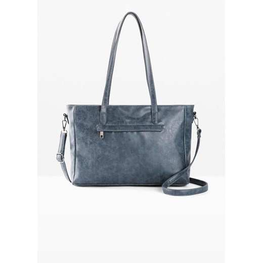 Shopper bag Bonprix na ramię szara na wakacje duża
