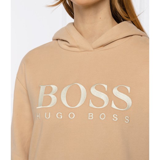 Bluza damska BOSS HUGO na wiosnę z napisem