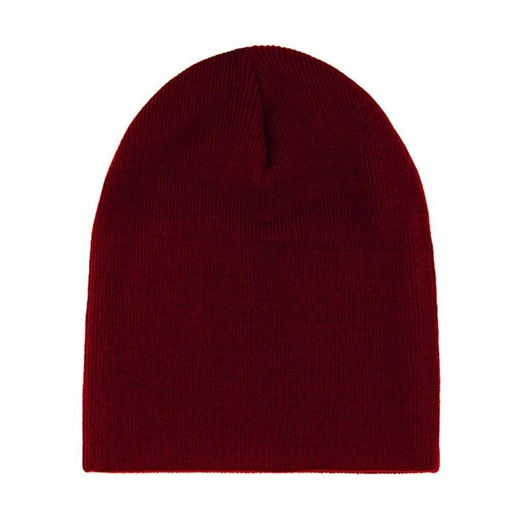 Czapka Zimowa Ciemna Czerwona Beanie, Męska -EM Men&#039;s Accessories- Jednokolorowa CPAEMACS600218 Em Men`s Accessories okazyjna cena JegoSzafa.pl