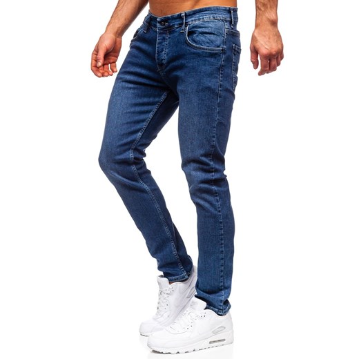 Denley jeansy męskie granatowe 