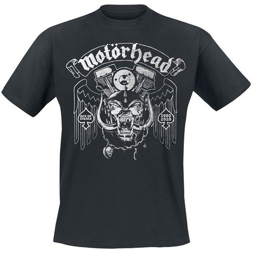 Motörhead - Moto Wings - T-Shirt - czarny M EMP
