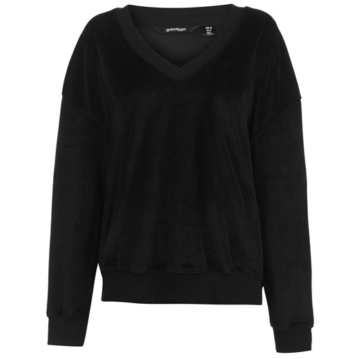 Golddigga Velour Sweater Ladies Golddigga XL Factcool