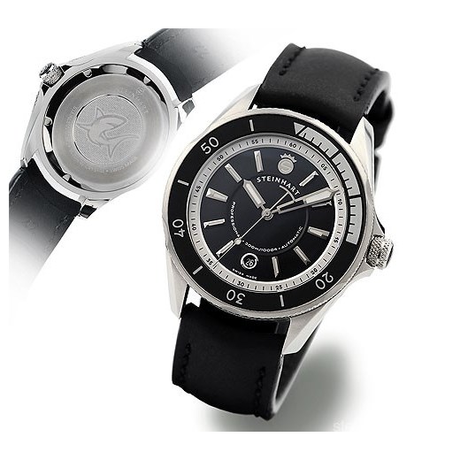 OCEAN 2 steinhart-zegarki czarny elegancki