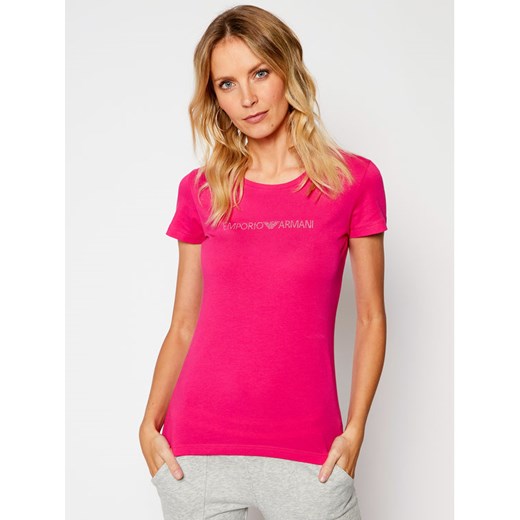 Emporio Armani Underwear T-Shirt 163139 0A263 20973 Różowy Slim Fit XL MODIVO