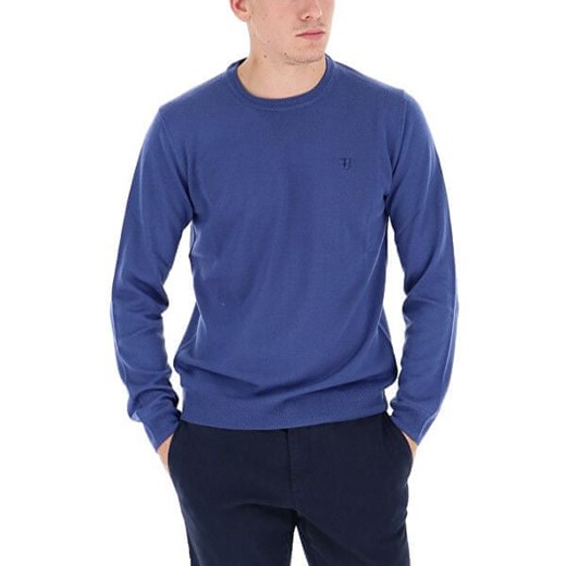Trussardi Męska sweter Round Szyja 52M00257-U290 Navy Blue (Wielkość M) Trussardi L Mall