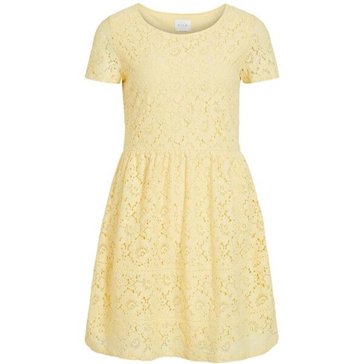 VILA Damska sukienka VISULACEY S / S DRESS / SU Mellow Yellow (rozmiar 34) Vila 42 Mall