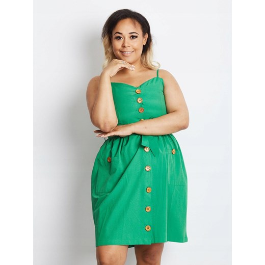 Sukienka MIDI Plus Size Zielony -XL- L Oficjalny sklep Allegro