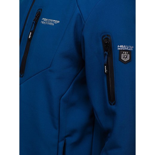Niebieska kurtka męska softshell Denley BK067 XL wyprzedaż Denley