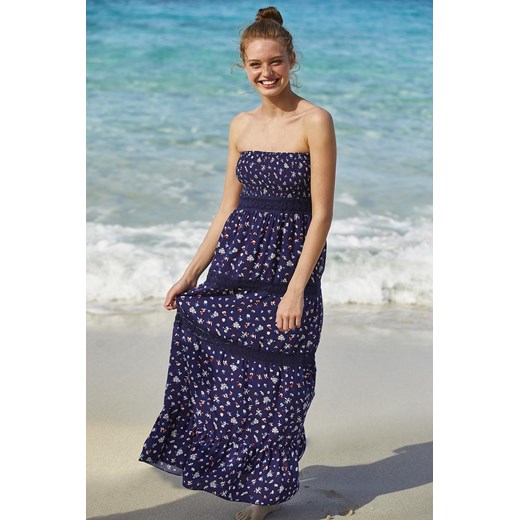 Sukienka plażowa Eleanor ciemny-niebieski Ysabel Mora XL wyprzedaż Astratex