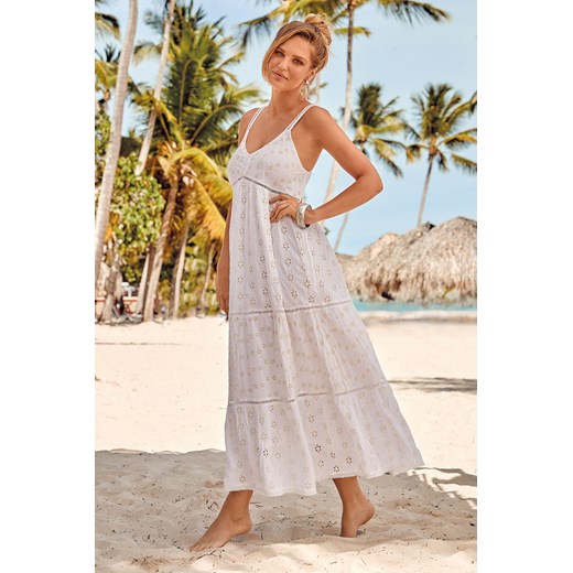 Sukienka plażowa Cipro biały David Beachwear S promocja Astratex