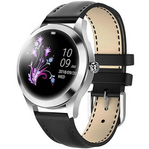 Smartwatch Garett Women Naomi RT czarny, skórzany TicTime