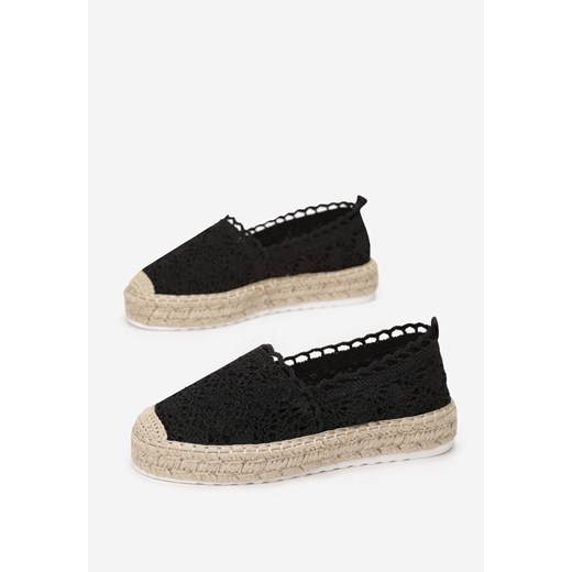 Czarne Espadryle Meriko Renee 36 renee.pl