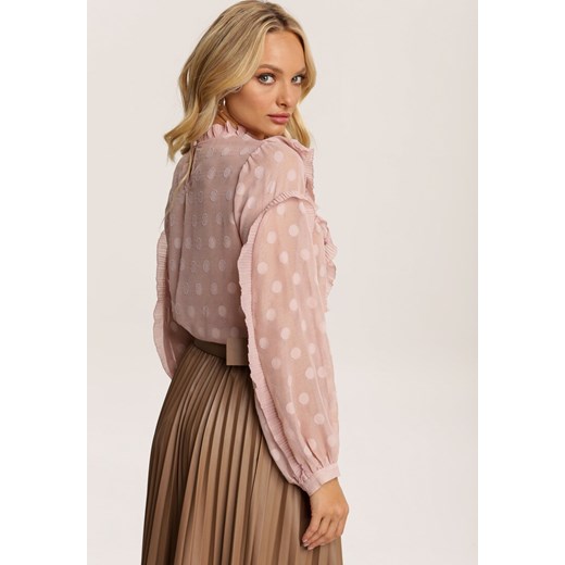 Różowa Bluzka Yelnala Renee M/L Renee odzież