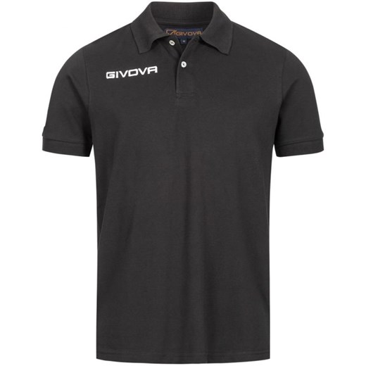 Męska koszulka polo Givova w kolorze czarnym Givova XL Italian Collection
