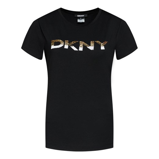 Bluzka damska DKNY z bawełny z krótkim rękawem 