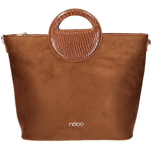 Shopper bag brązowa Nobo 