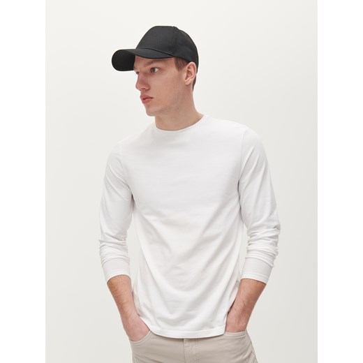 Reserved - Gładka koszulka basic - Biały Reserved XXL Reserved