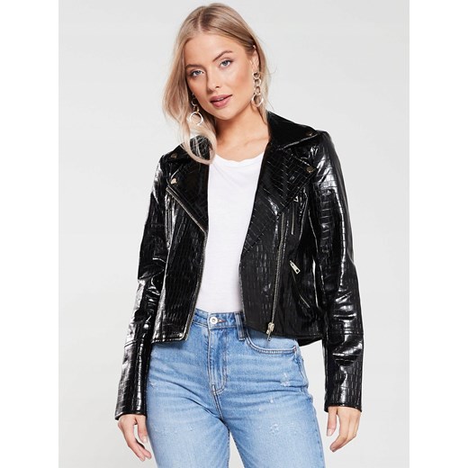 RIVER ISLAND RAMONESKA Z IMITACJĄ SKÓRY WĘŻA 36 River Island 36 okazyjna cena OFF&OFF