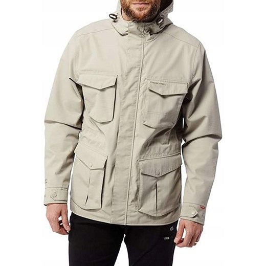 CRAGHOPPERS BEŻOWA KURTKA WIATRÓWKA XL XL promocja OFF&OFF
