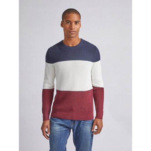 BURTON MENSWEAR LONDON TRZY KOLOROWY SWETER S Burton S okazyjna cena OFF&OFF