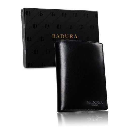 BADURA portfel damski skórzany ochrona RFID 99102 Skorzany