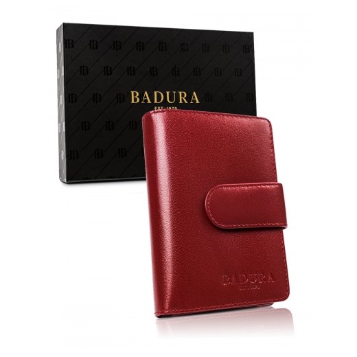 BADURA portfel damski skórzany ochrona RFID 99507 Skorzany