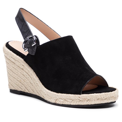 Espadryle COACH - Poppy Sue Sig Wedge G5168 Black BLK Coach 39 eobuwie.pl