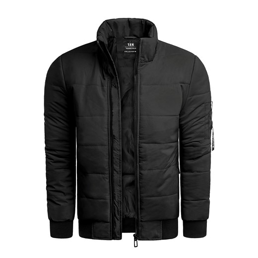 Męska kurtka zimowa  T&M A16 - czarna Risardi M Risardi promocyjna cena
