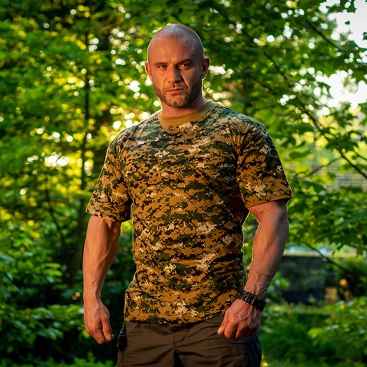 Koszulka T-shirt MFH Digital Woodland (00104C) Mfh XL Militaria.pl