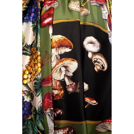 Sukienka Dolce & Gabbana wielokolorowa mini z długimi rękawami 