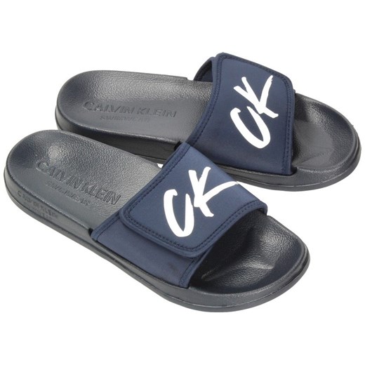 Klapki Calvin Klein ze sklepu Darbut w kategorii Klapki męskie - zdjęcie 101362067