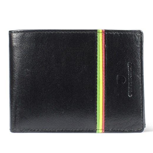 Czarny męski portfel skórzany Peterson 304-R-2-1-1 Peterson okazyjna cena Galmark