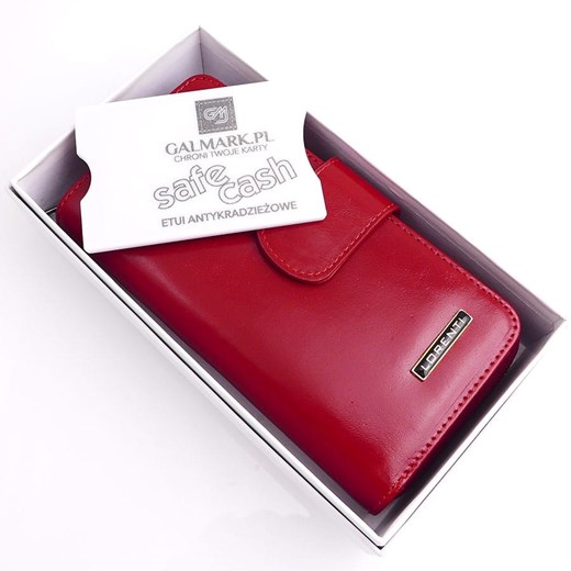 Damski portfel skórzany Lorenti 76116-NIC-RFID RED Lorenti okazja Galmark