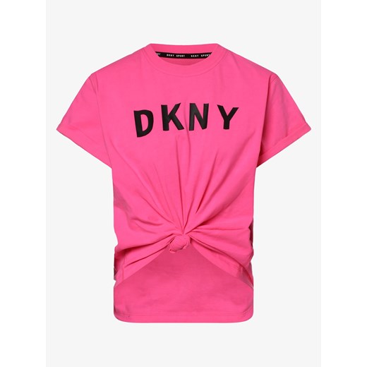 DKNY - T-shirt damski, różowy L vangraaf